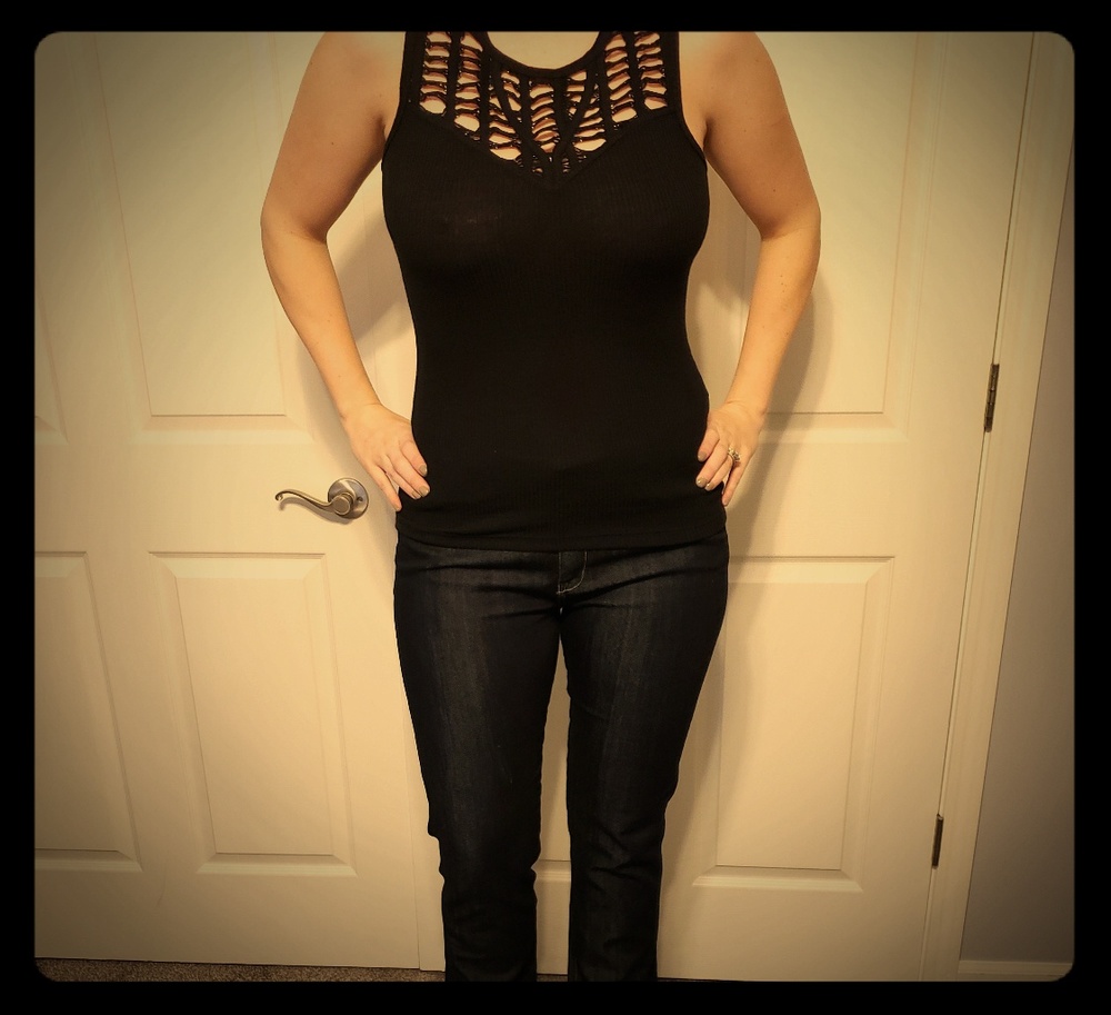 Black and Gold Tank